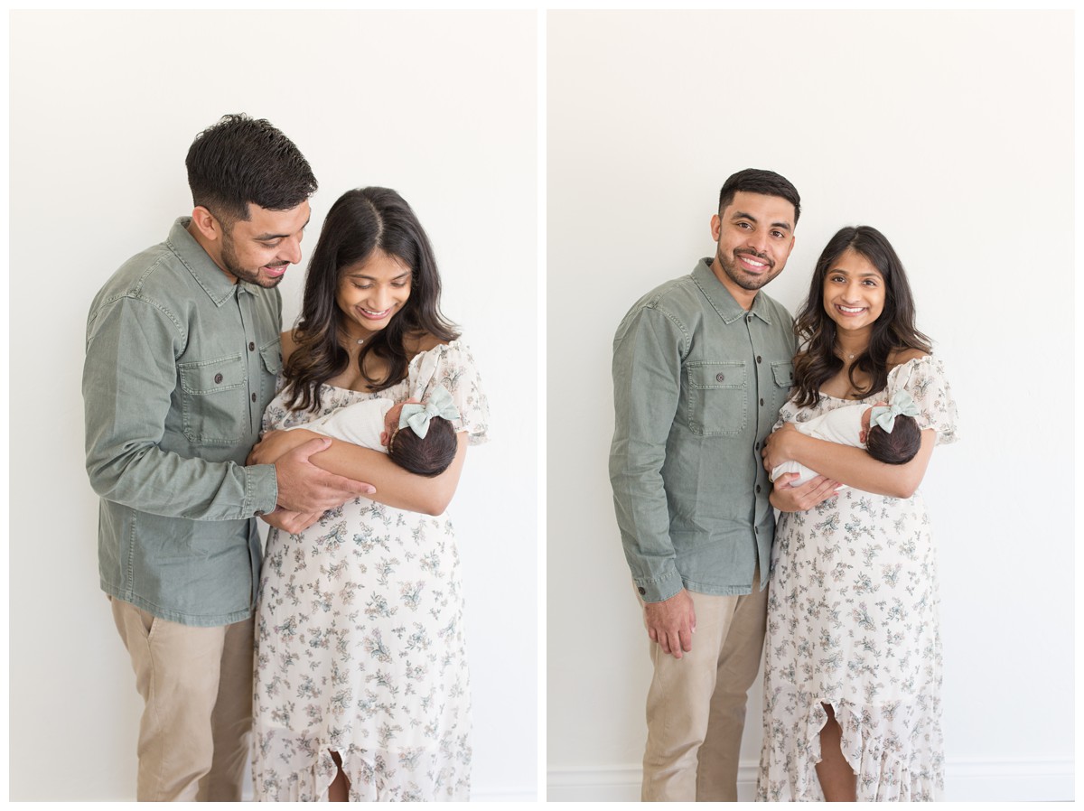 Newborn Photographer Norman OK- Family with newborn baby girl